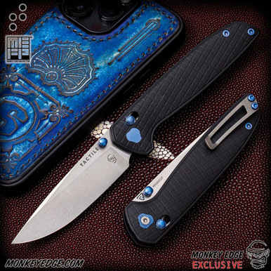 Monkey Edge - Tactile Knife Co: Maverick - Stonewashed/Black