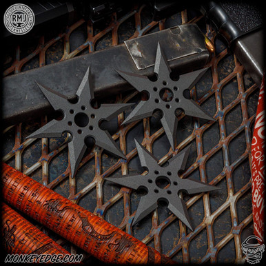 Monkey Edge - RMJ Tactical: Gold Point Throwing Star Set