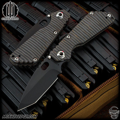 Monkey Edge - Strider Knives Folder: SnG CC Full Ti Tanto - Black