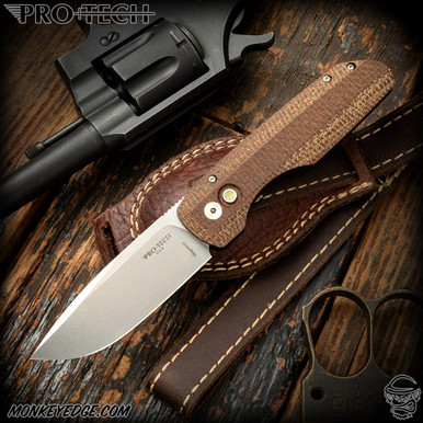 Monkey Edge - Pro-Tech Knives: Vero Synapse Auto - Stonewashed
