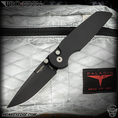 Monkey Edge - Pro-Tech Knives: TR-3 Integrity - Black/Black
