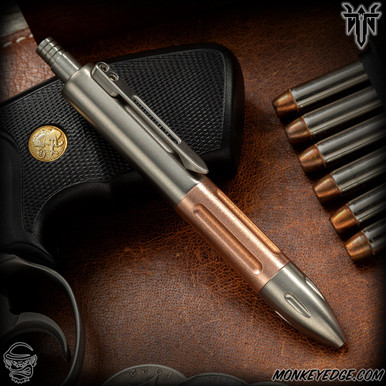 Monkey Edge - Tuff Writer MK 2 Special Mission Pen - Titanium/Copper