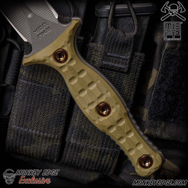 新品　RMJ Jungle combat レプリカ　鍛造D2ブレード　ナイフ RMJ Tactical: Jungle Africa - Dirty Olive G-10 - Nitro-V