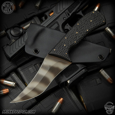 Monkey Edge - Joe Watson TD Persian - Striped/Black Micarta