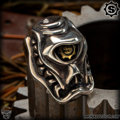 K*H様 STARLINGEAR スカルリング SGR010 #18 No.11 Monkey Edge - Starlingear Ring: Slyclops Puncher - Silver/Brass