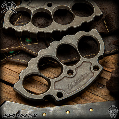 Monkey Edge - RMJ Tactical: Lil' Crusher - Steel Plum Brown Patina