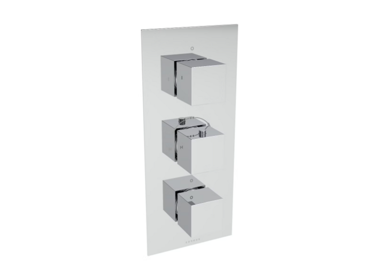 Saneux Tooga 2 Way Thermostatic Low Pressure Shower Valve Kit