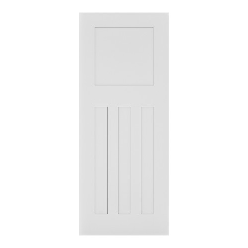 Deanta Cambridge White Primed Standard Door