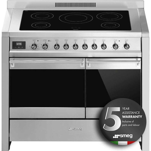 Smeg Opera Electric Range Cooker in Stainless Steel A2PYID-81
