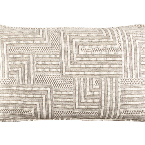 Zinc Textile Macrame 55cm x 35cm Cushion Linen