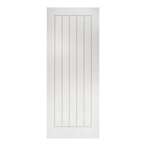 Deanta Ely White Primed Fire Door