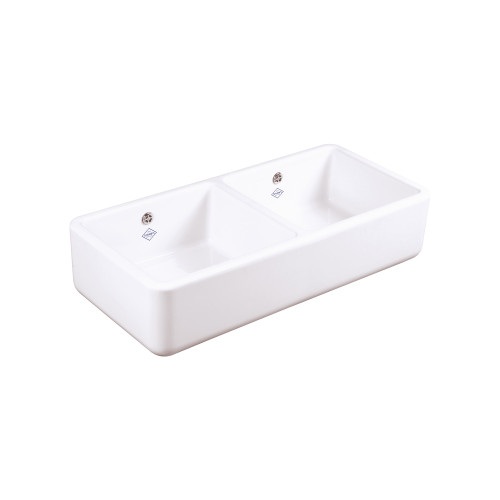 Shaws of Darwen Double Bowl 800 in White