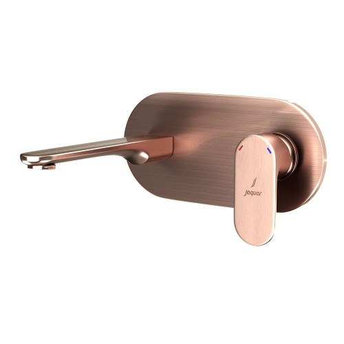 Jaquar 2 Hole Wall Mounted Basin Mixer in Antique Copper