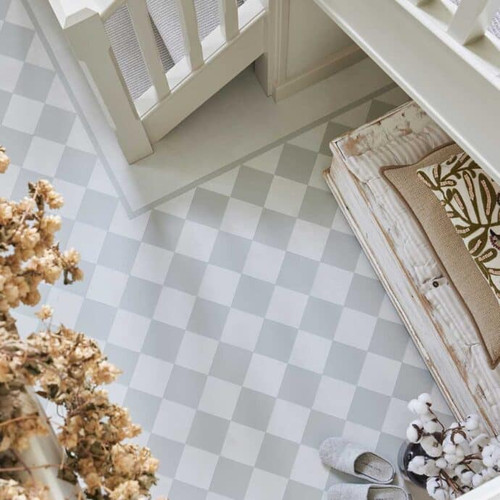 J2 Checkers Cream & Pale Green