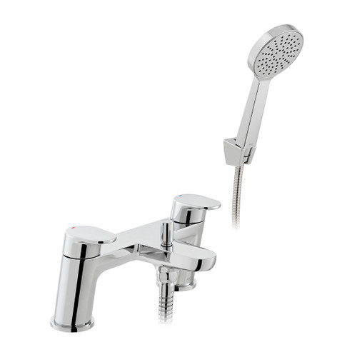 Vado Ava Bath Shower Mixer with Shower Kit - Polished Chrome