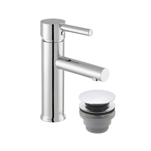 Vado Nuri Mono Basin Mixer with Push Basin Waste
