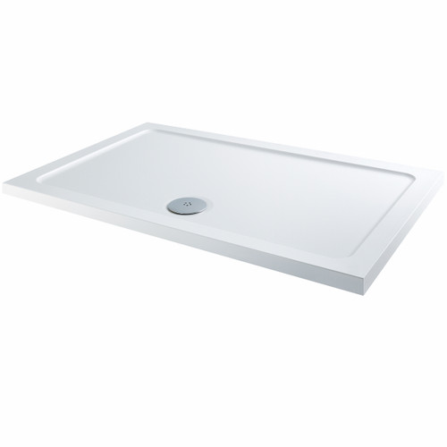 Shires Rectangular Shower Tray in White
