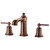 Flova Liberty 3 Hole Deck Mounted Basin Mixer in Oil Rubbed Bronze