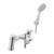 Vado Ava Bath Shower Mixer with Shower Kit - Polished Chrome