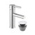 Vado Nuri Mono Basin Mixer with Push Basin Waste