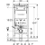 Geberit Alpha 1120mm Wall Hung WC Frame
