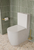 Saneux Uni Close Coupled Rimless WC Pan