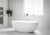 Tissino Tanaro Acrylic Freestanding Bath with Ledge