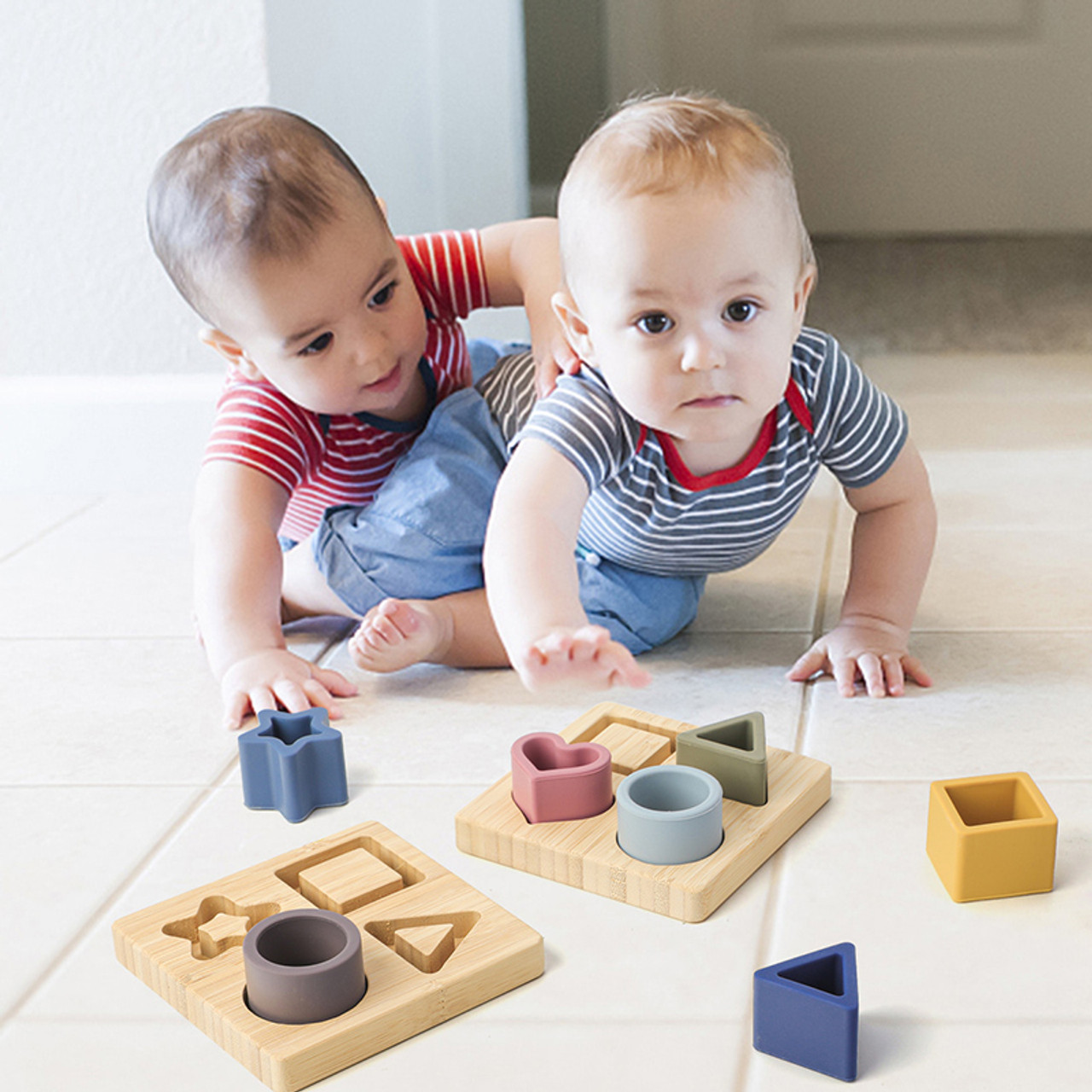 DIY Shape Sorting Puzzle — Baby Play Hacks