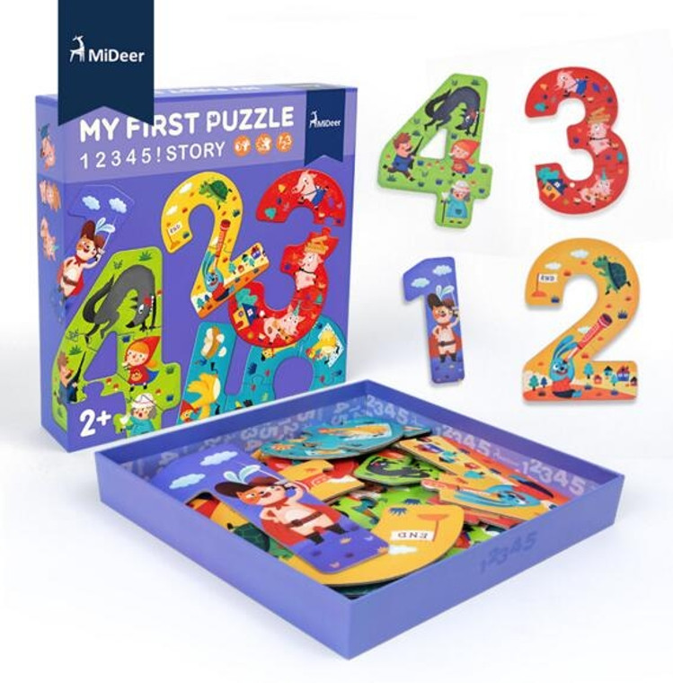 My First Puzzle-12345 Story- wooden puzzle, Toyslink