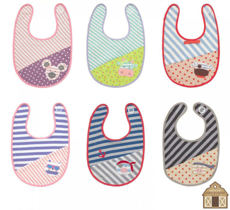 100% Organic Cotton Classic Bib by Farm Buddies