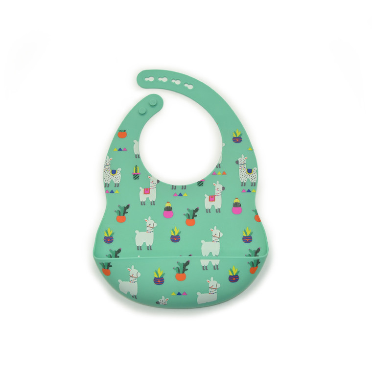 Llama Silicone Bib Urban Pad Baby