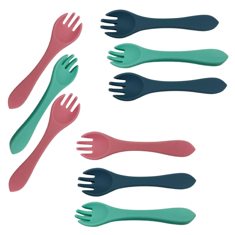 Urban Pad Baby Silicone Fork 3 Pack