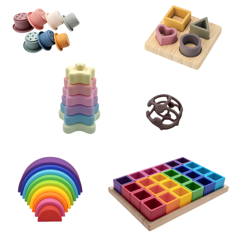 Ultimate Silicone Toy Set- Urban Pad Baby