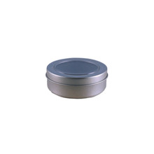 Stainless Steel Silver Can With Clear Lid - 72 pcs Per Case