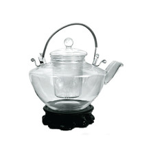 500 Ml Glass Teapot And Infuser With Metal Handle - 18 pcs Per Case
