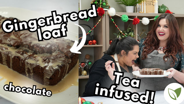 Baking with TeaVendor: Tea Glazed Chocolate Gingerbread Tea Loaf