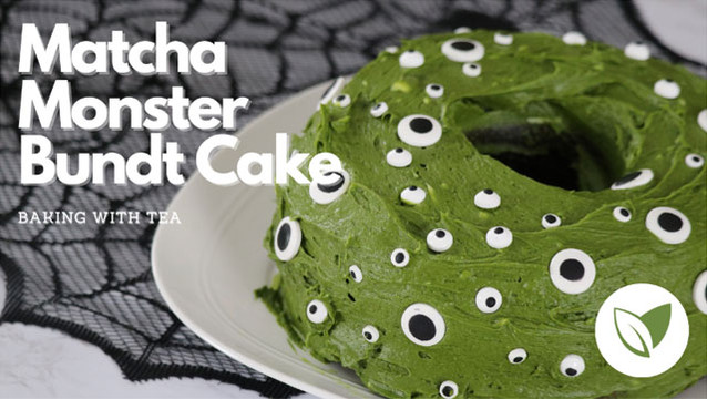 Matcha Monster Bundt Cake