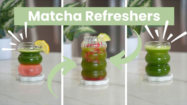 Springtime Matcha Refreshers