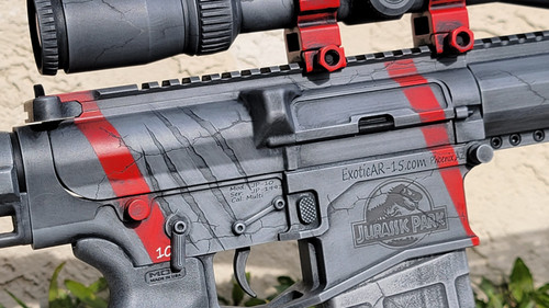 Painted AR-10 Digital Camouflage