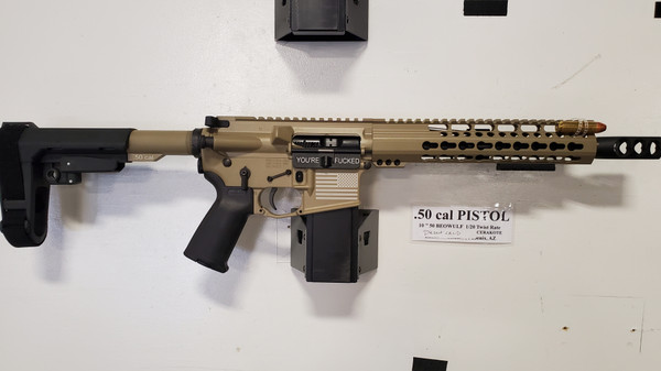 COYOTE TAN 10" 50 CAL PISTOL