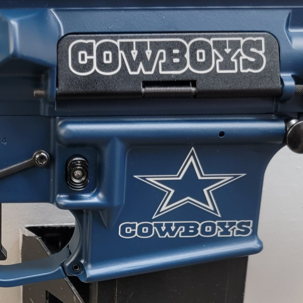 Dallas Cowboys themed gun