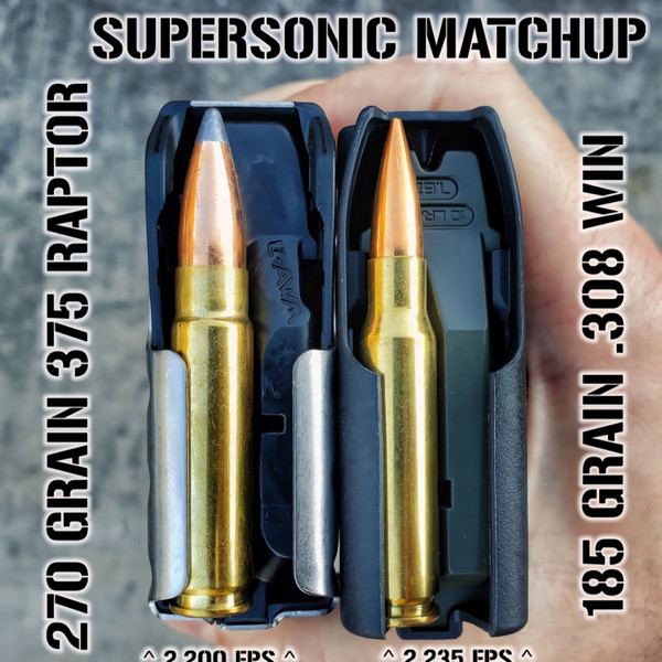 Left handed 20" .375 Raptor SNIPER Rifle