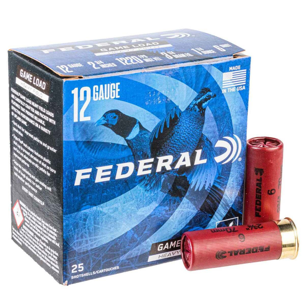 Federal Game Load Upland Heavy Field 12 Gauge #4