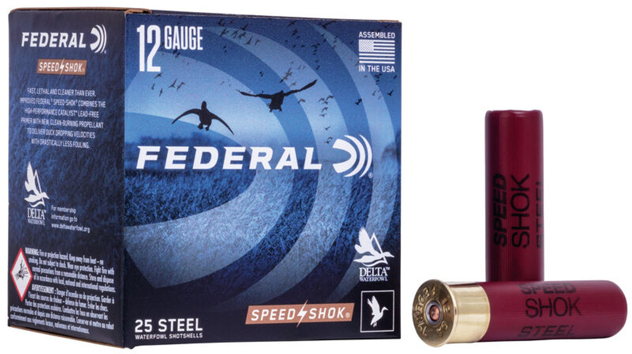 Federal SpeedShok 12 GA 3 1/2" 1 1/2 oz BB shot steel