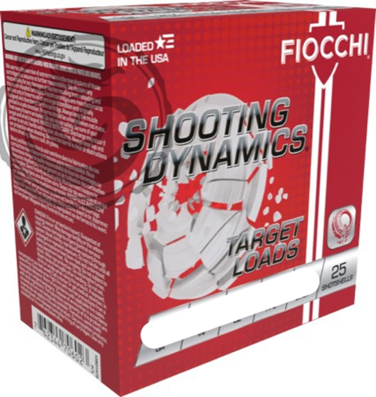 Fiocchi Target Load 12GA 2 3/4" 7.5 shot - 1 case 250 rounds