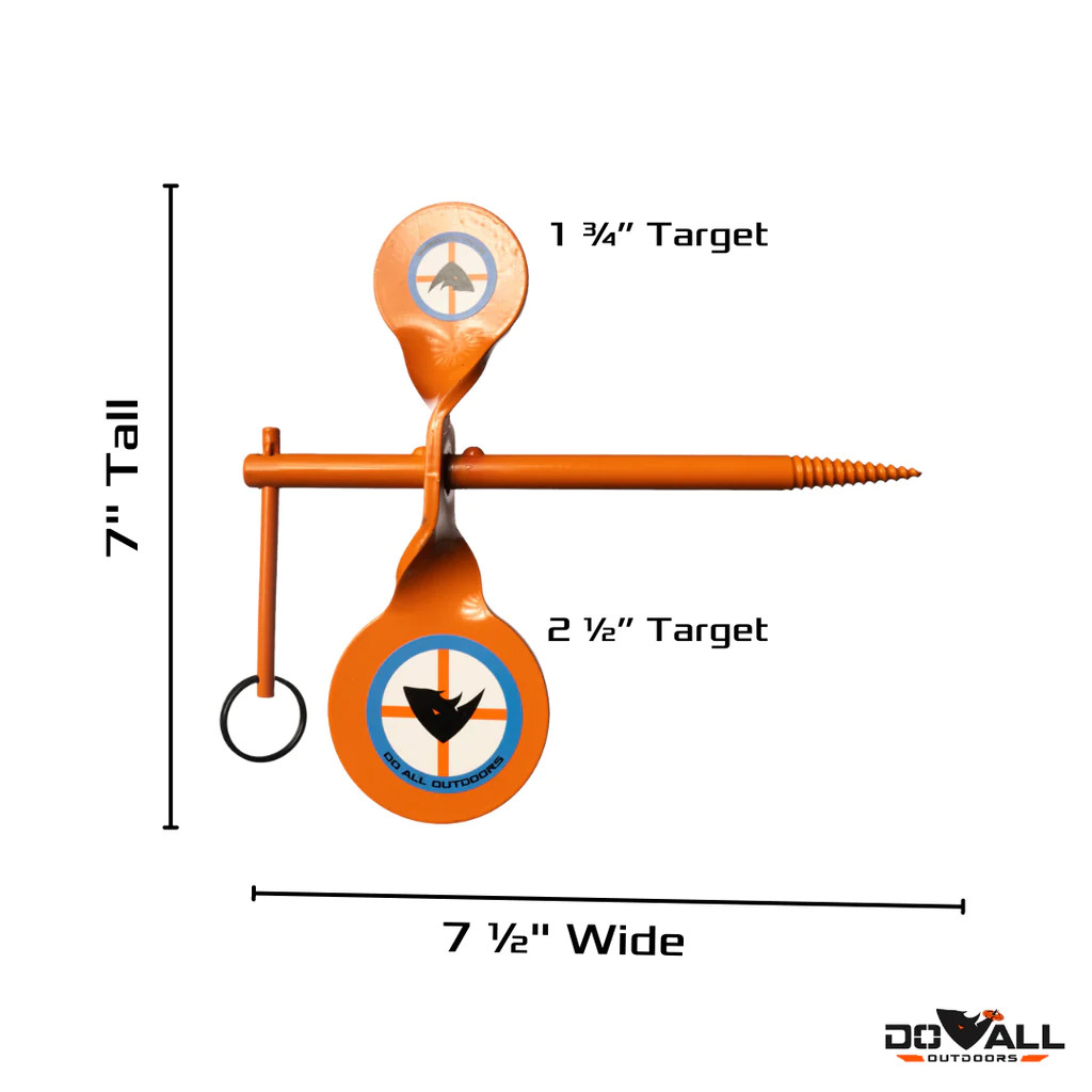 Do All Traps Single Tree Spinner Orange 0,17 cible acier - TSPGS