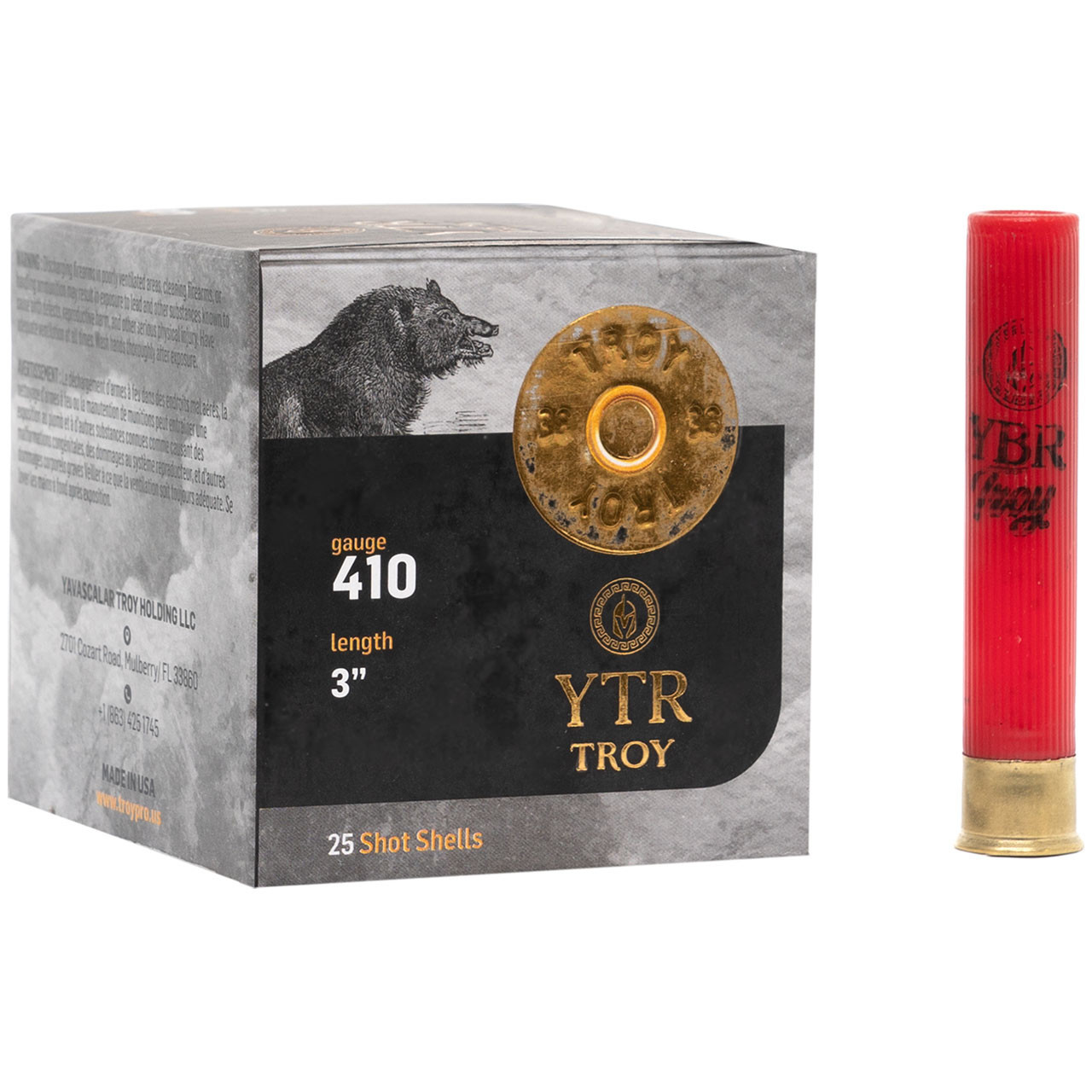 Troy 410 GA 3" 1/2 oz #7.5 lead shot 1150 fps