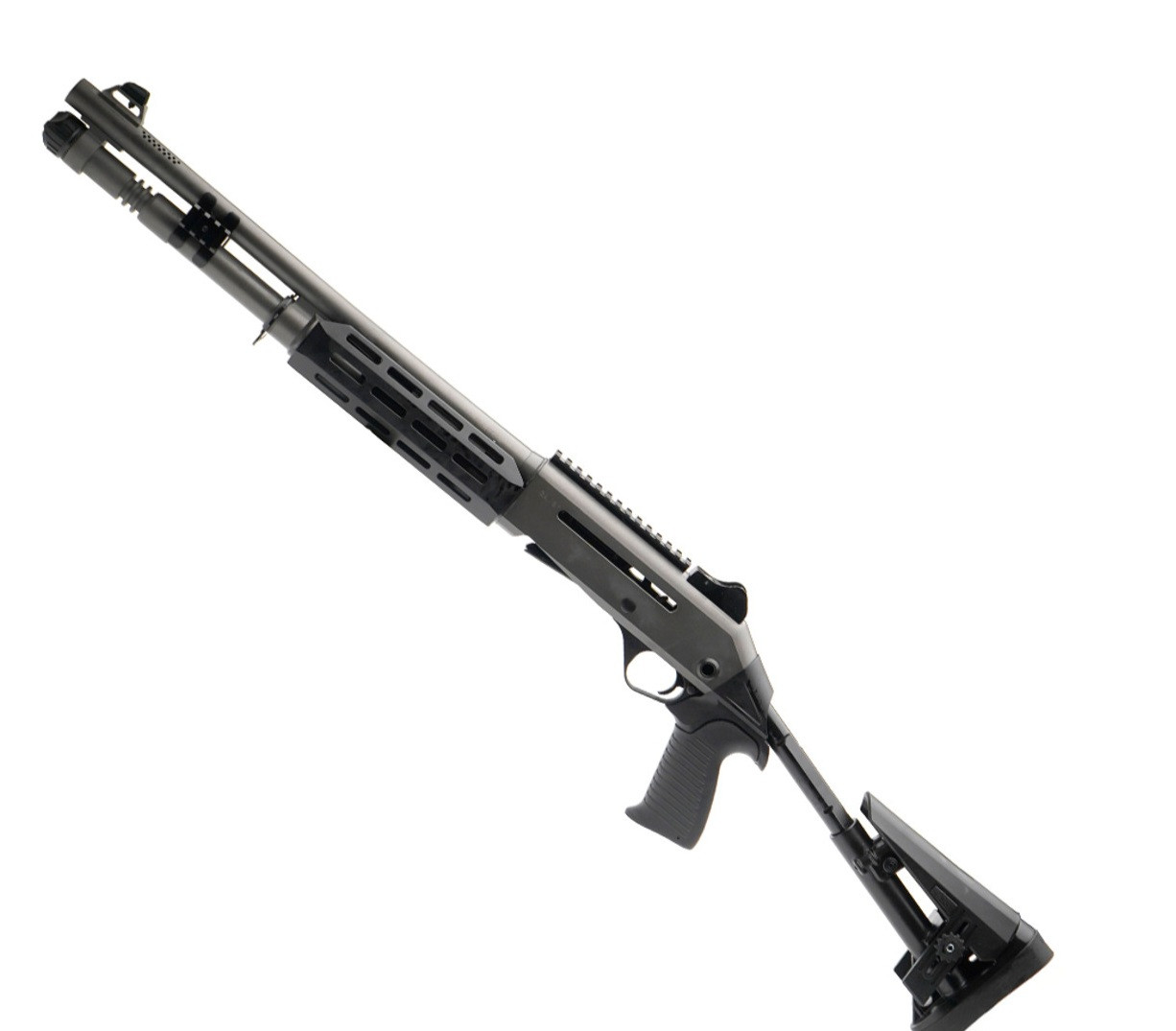 EGE Panzer Arms M4 Speed Pro 12 Ga 18.6″  Cerakote Tungsten