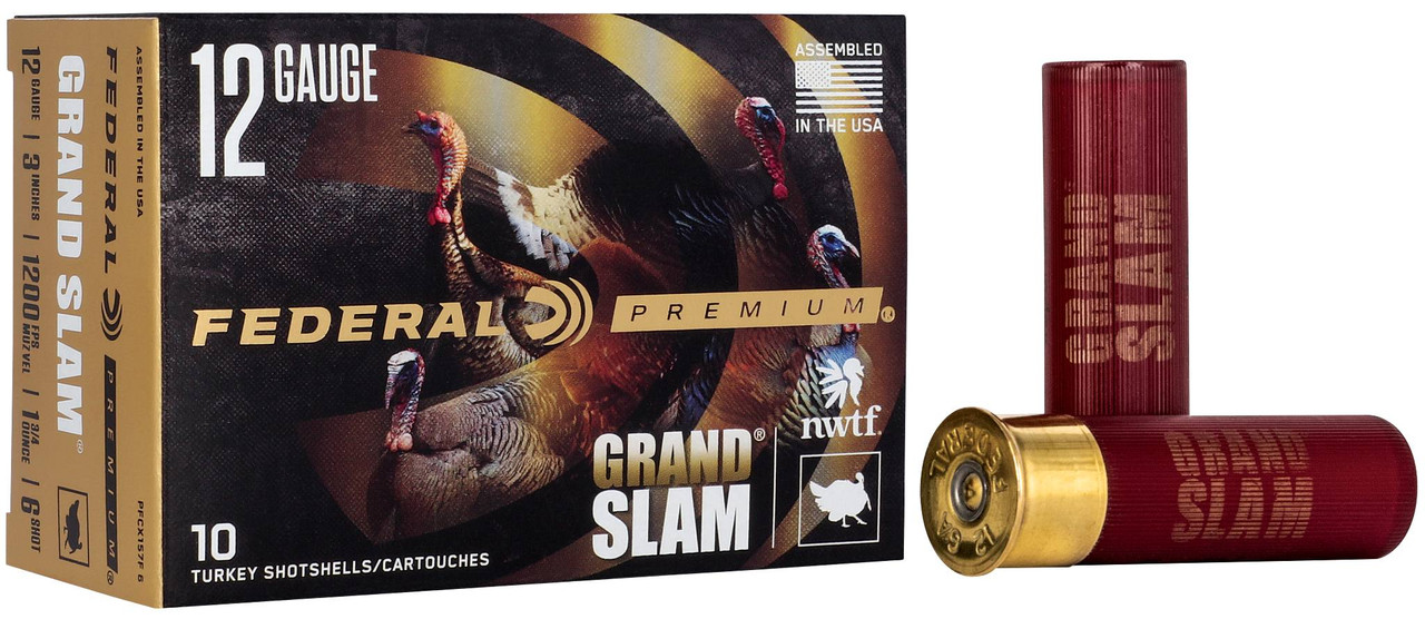 Federal GrandSlam 12 gauge 3in #6 shot turkey