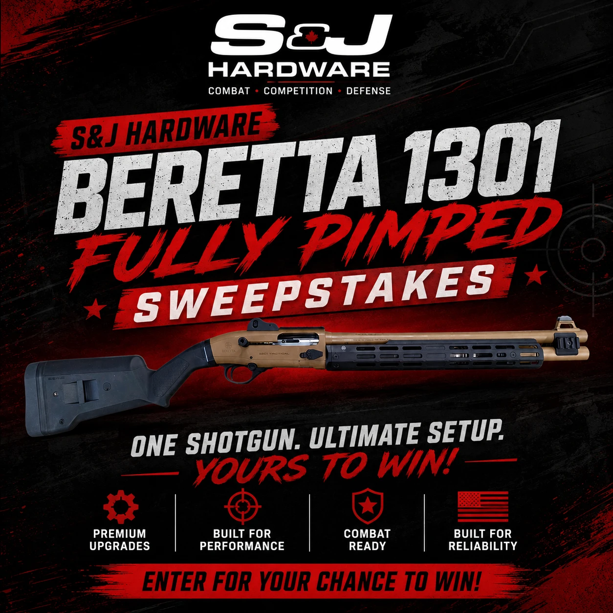 S&J Hardware Beretta 1301 Fully Pimped Sweepstakes!